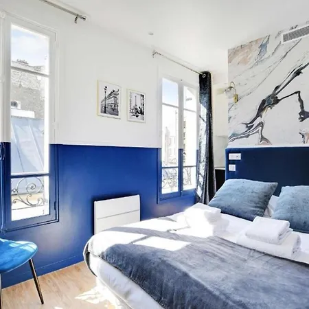 Serene Cocoon For 2p With Ac - Near Montmartre Paris